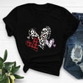 thumbnail image 1 of T-shirt à Manches Courtes Imprimé Col Rond Mode pour Femmes Chemise Décontractée Ample, 1 of 1
