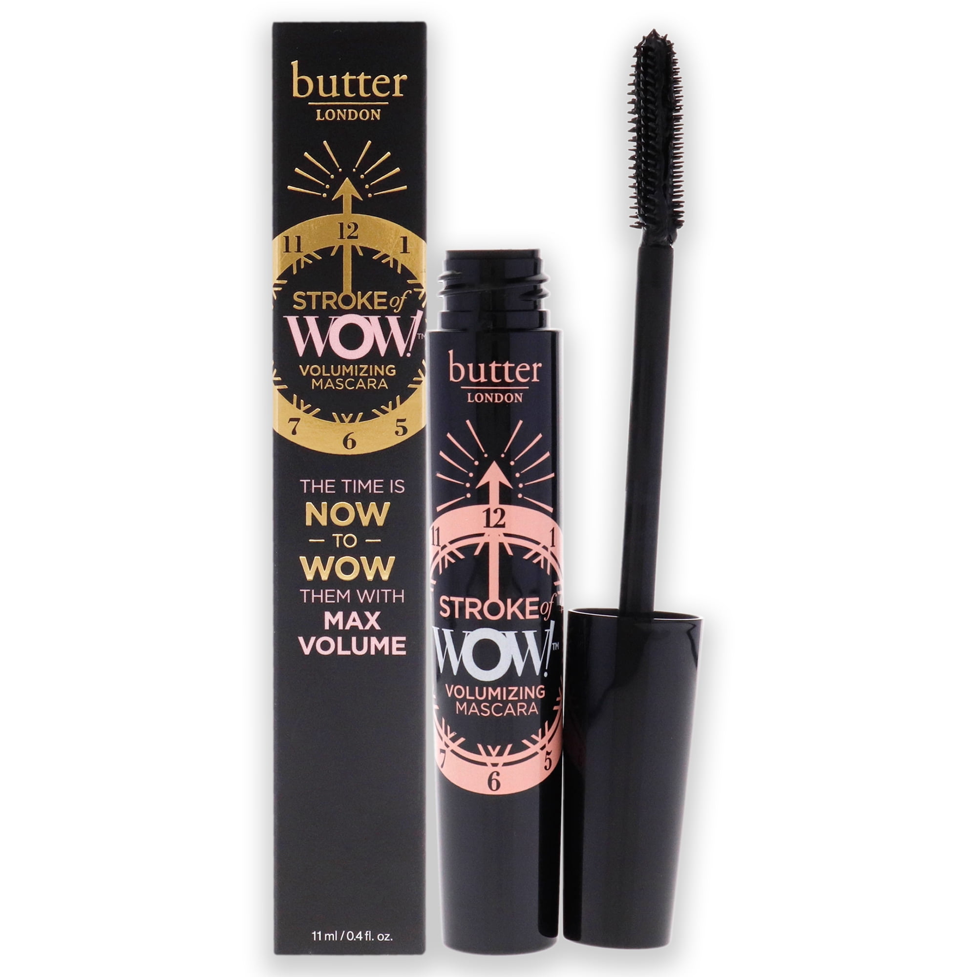 Butter London Butter London Stroke of Wow Volumizing Mascara Pitch
