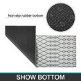 thumbnail image 3 of Stylish & Durable 2-Piece Black Boho Kitchen Rug Mat Set - Non-Slip, Washable, Designed for Floors - Brings Luxury and Elegance to your Kitchen Decor, 3 of 7