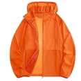 thumbnail image 3 of XINPING Men's Mesh UPF 50+ Sun Protection Hooded Jacket, Summer Breathable Comfortable Lightweight Windbreaker, Casual Coat for Hiking Outdoor Wear, 3 of 6