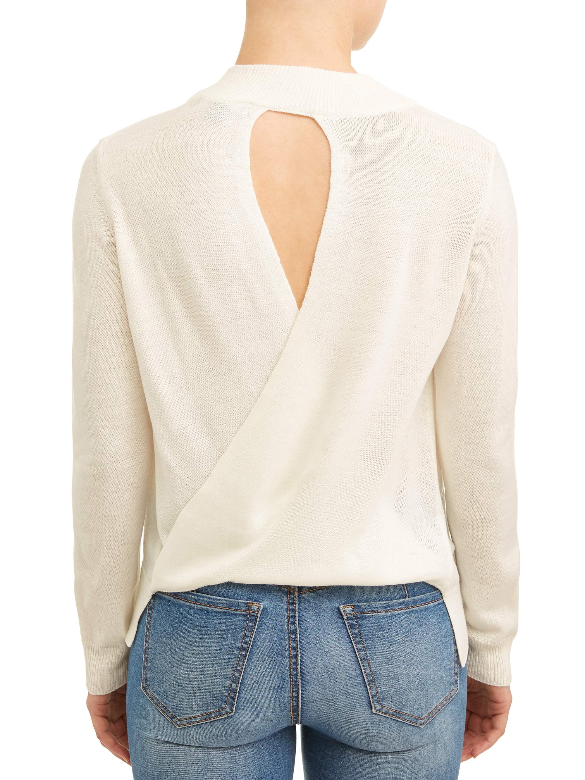 criss cross back sweater