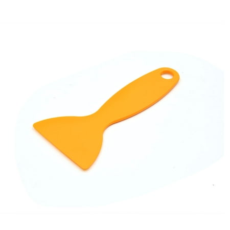 Yellow Plastic Window Film Tinting Scraper Squeegee Cleaning Tool for