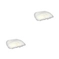 thumbnail image 3 of Injueey Relleno extra de poliéster para una máxima comodidad: disfrute de la comodidad inigualable del producto de relleno extra Exquisita Blanco 35-35 2Conjunto, 3 of 6