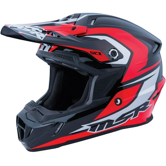 MSR SC1 Score Helmet Black/Red/Silver XL 359759