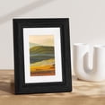 thumbnail image 5 of decorUhome 5x7 Picture Frames Set of 2, Display 4x6 Pictures with Mat or 5x7 without Mat, Wall and Tabletop Display Photo Frames, Distressed Black, 5 of 9