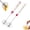 Mix-2PCS, variant on Stainless Steel Semi-Automatic Whisk, Push Action Egg Beater Hand Whisk for Baking Mixing and Frothing, Wire Whisk Kitchen Wisking Tool for Egg Milk Cream Batter Baking Preparation
