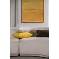 thumbnail image 4 of Fundas de almohada Dezene, color amarillo, 45 x 45 cm, paquete de 2 unidades, de terciopelo suave y acogedor, 4 of 6