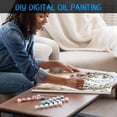 thumbnail image 3 of Arte de números, pintura de números de ciervos DIY, pintura de hobby creativa por kits de números, pintura por número para niños/adultos/personas mayores, sin marco (40 x 50 cm) MFZFUKR HY-0015, 3 of 5