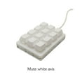 thumbnail image 4 of ziyahi Keyboard K12 Wire Numpad Multimedia User-Defined Keypad Multifunctional Universal Comfortable Touch Desktop Computer Red Switch Clear Switch, 4 of 6
