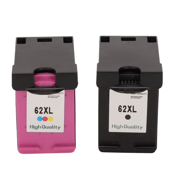 2 uds Cartuchos de tinta 62XL NikouMX reemplazo para impresora HP OfficeJet 200 258 5540 5542 5640 7640