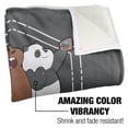 thumbnail image 3 of We Bare Bears Blanket, 50"x60", Selfie Silky Touch Sherpa Back Super Soft Throw Blanket, 3 of 5