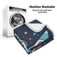 thumbnail image 5 of Yayeee Throw Blanket for Couch Soft Warm 50" x 60" Sofa Chair Bed Decoration, Rocket Pattern, 5 of 7