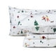 thumbnail image 3 of GOGREEN Juego de Sábanas Navideñas 4 Piezas Tamaño Queen, Bolsillos Profundos 16 Pulgadas, Microfibra de Poliéster Suave con Estampado Festivo, Ideal para Decoración y Regalo, 3 of 8