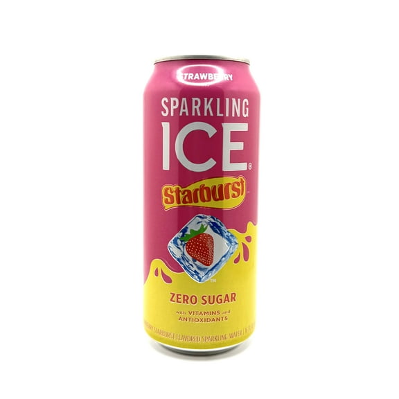 Sparkling Ice Starburst Strawberry 16oz (Single Can)