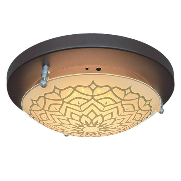 Lampara DE Techo Luz Ideal Mándala Tritono LED chocolate