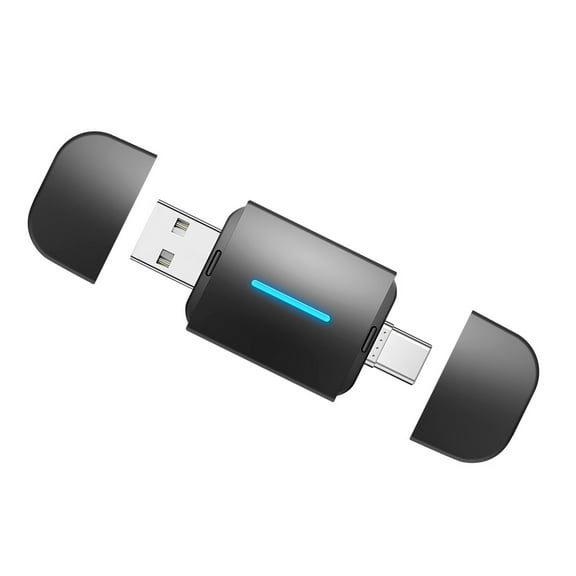 Wire to Wireless Converter Portable Type-C USB Wireless Adapter Plug & Play Adapter 5GHz Auto Connection