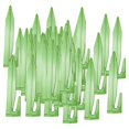thumbnail image 1 of 50 piezas de grapas de alambre delimitador, clavos de tierra, clavijas para césped, grapas de alambre de pollo para patio Verde, 1 of 8