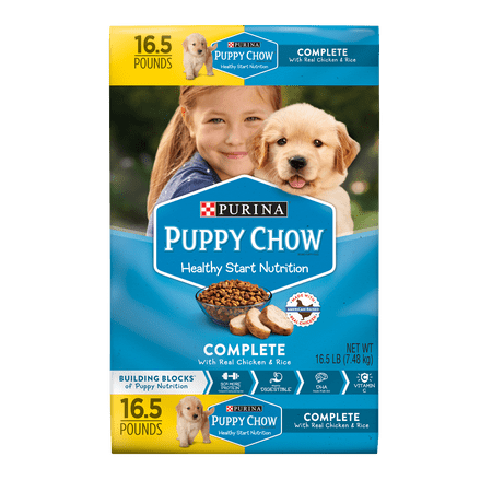 Purina Puppy Chow Complete With Real Chicken Dry Puppy Food - 16.5 lb. (Best Food For Rottweiler Puppy In India)