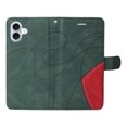 thumbnail image 5 of Allytechgroup Flip Cover Case for iPhone 16, RFID Blocking PU Leather TPU Inner Folio Stand Hand Wrist Cards Holder Wallet Case for Apple iPhone 16, Green, 5 of 8