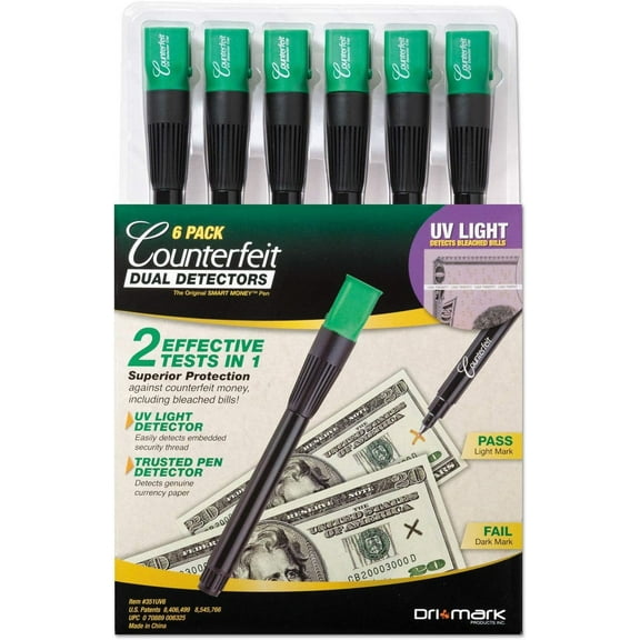 Dri-Mark 351UV6 Counterfeit Money Detection System, US Dollar
