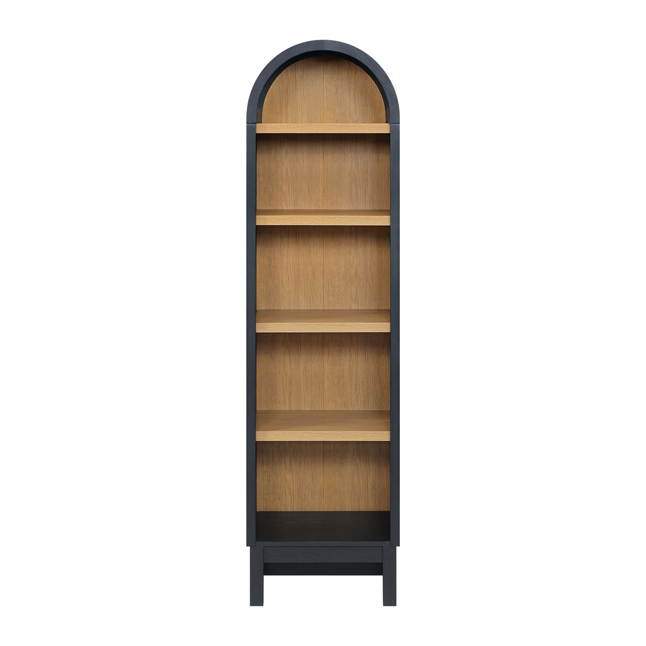 Better Homes & Gardens Juliet Narrow Arch Bookcase, Black photo 7
