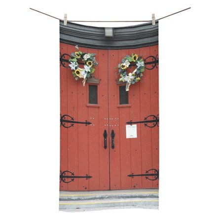 MYPOP Church Door Shower Towel Bathroom Bath Towel 30x56 inches