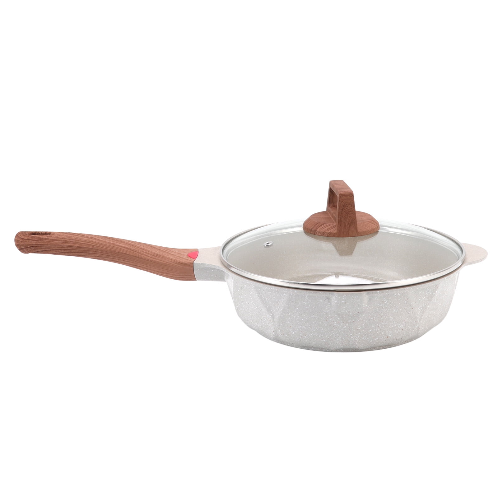 Omelette Pan, Frying Skillet Prevent Stick Multifunction Evenly Heat Easy Cleaning Tempered Glass  For Induction Cooker 24cm / 9.4in