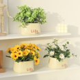 thumbnail image 3 of CSChome Simulation Bonsai Rustic Sunflower Bonsai: Realistic Non Withered Table Decoration, 3 of 7