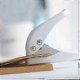 thumbnail image 3 of Compact Mini Hole Punch for Single Ring Paper Binding - White Design, 3 of 4