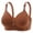 Coffee, variant on Sngxgn Lace Underwire Bra, Full-Coverage Lace Bra with Underwire C ups, Plunging Underwire Bra for Everyday Comfort(Rose Gold,46)