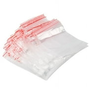 100 Zip lock Bags Reclosable Clear Poly Bag Plastic Baggies Small Jewelry Shipping Bags
