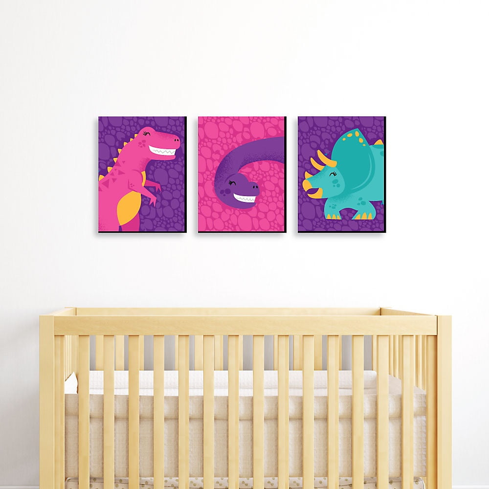 girl dinosaur nursery