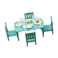 thumbnail image 2 of Juego de comedor para casa de muñecas 1:12 Hugo modelo de mesa y silla, 2 of 10