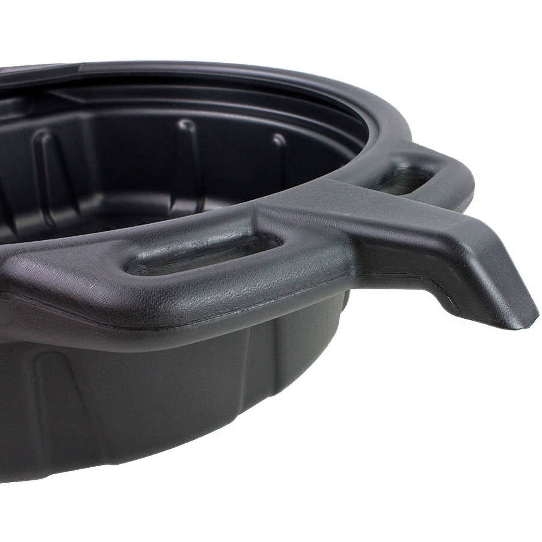 Capri Tools 21021 Portable Oil Drain Pan, Anti-Freeze, Black