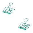 thumbnail image 4 of stanreset 1/2/3 20 Pieces Metal Paper Clip Anti-rust Unfading Solid Color Replacement Home Office File Examination Papers Clips Green 19mm 2PCS, 4 of 6