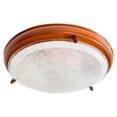 thumbnail image 1 of Lámpara De Techo Luz Ideal, Plafón 450 Madera Grande Azúcar., 1 of 5
