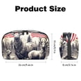 thumbnail image 5 of American Flag Electronic Organizer Travel Case - Oxford Cloth Waterproof Travel Organizer for Computer Cable and Gadgets Storage, 5 of 6