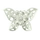 thumbnail image 3 of 12pcs Pedrería de Cristal de Mariposa Del Hueco Del cabellero Clips Pasadores, 3 of 7