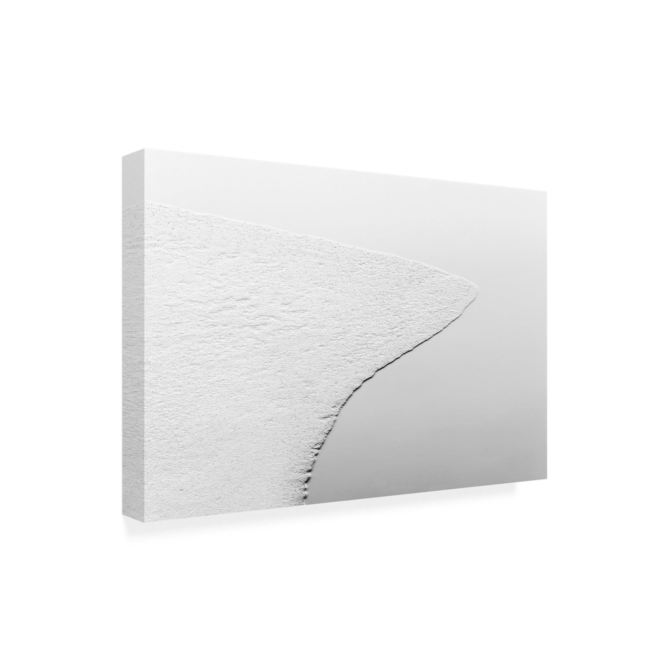 Canvas Wall Art - Hilde Ghesquiere 'White' Wall Art for Living Room, Bedroom, or Office D?cor by Trademark Fine Art - 47 x 30 Inches