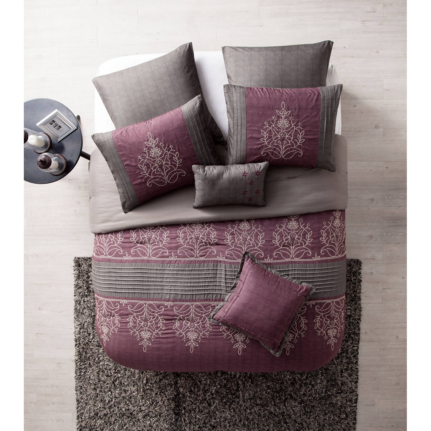Discontinued Grace 7pc Comforter Set Walmart Com