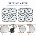 thumbnail image 6 of Fuzoiu Underwater Animals 1 Print Car Windshield Sunshade,Folding Front Windshield Sun Shade,for Most Car Sedan SUV Truck,Car Windshield Sunshade-Large, 6 of 6