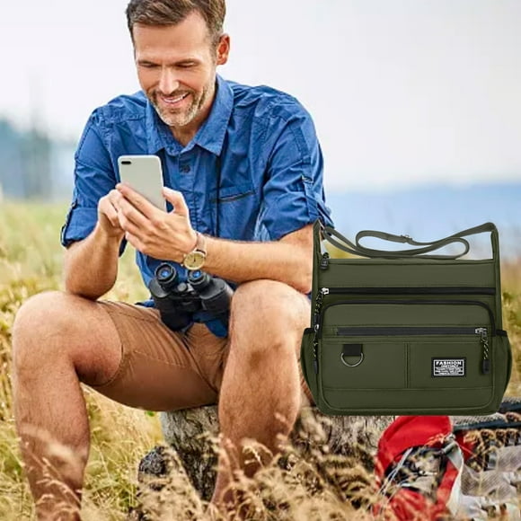 TUWABEII Men's Chest Rucksacks Shoulder Crossbody Rucksacks Canvas Chest Rucksacks Leisure Hundred Sports Travel Chest Rucksacks Shoulder Crossbody Rucksacks