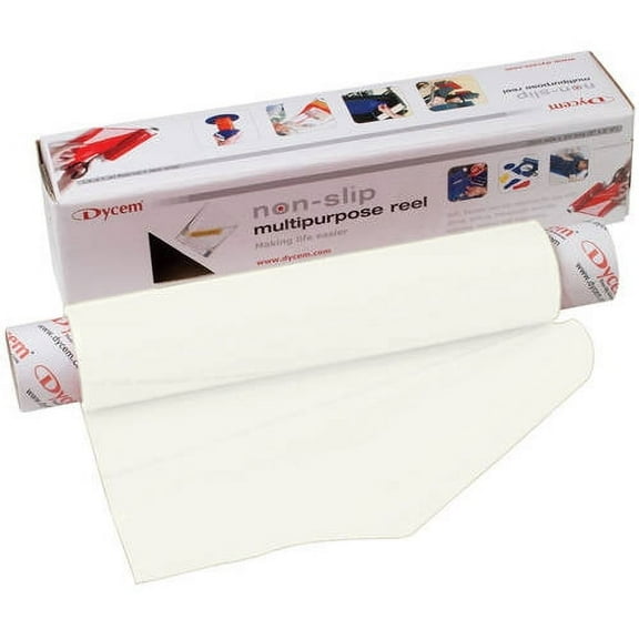 Dycem Nonslip Material, Roll, 16" x 6-1/2", White