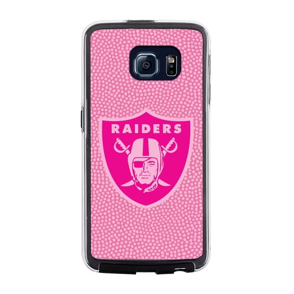 Oakland Raiders Pink NFL Football Pebble Grain Feel Samsung Galaxy S6 Case