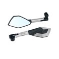 thumbnail image 4 of TopOne Motorcycle Rear View Mirrors Aluminum Alloy Pentagonal Side Mirrors Handlebar Mount Universal For Motobiker ATV, 4 of 8