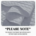 thumbnail image 5 of Moonlight20015 California King Quilt Set Reversible Lightweight Bedspread with 2 Shams All-Season Comfort in Silver, 5 of 10