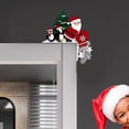 thumbnail image 2 of Adorno navideño para puerta 2024, decoración navideña para el hogar, divertido muñeco de nieve, Papá Noel, marco de puerta superior, letrero de esquina, nuevas y divertidas manualidades para ventanas, 2 of 7