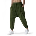 thumbnail image 4 of Munlar Cargo Pants For Men,Men's Striped Belt Placket Zipper Decoration Personality Small Foot Pocket Casual Pants, 4 of 9