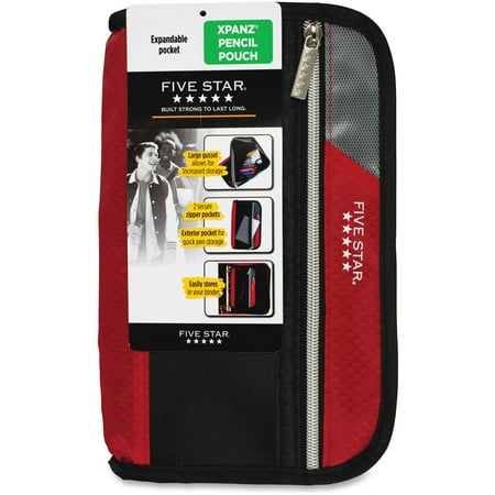Five Star Xpanz Carrying Case (Pouch) Pencil, Pen, Supplies - Assorted Puncture Resistant