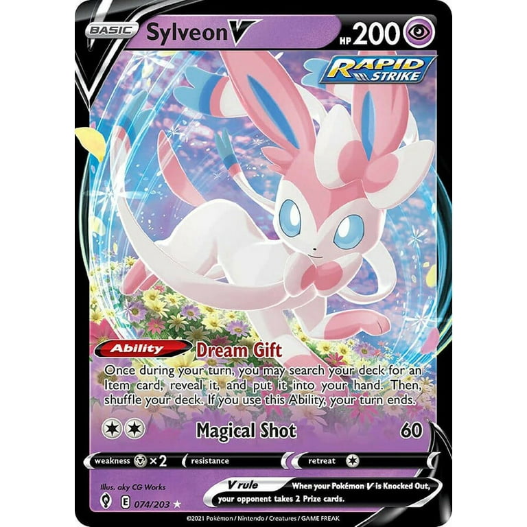 Brand New Eevee V Gold Basic Pokemon Card